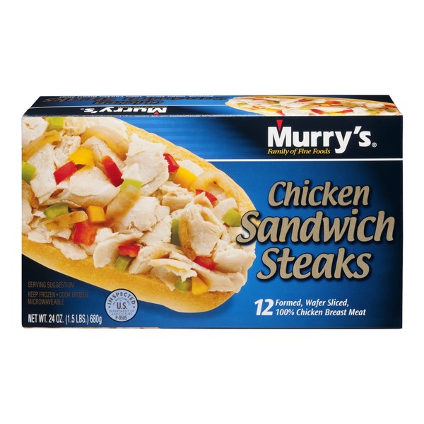 Murry's Chicken Sandwich Steaks 12 CT (24 oz) Instacart