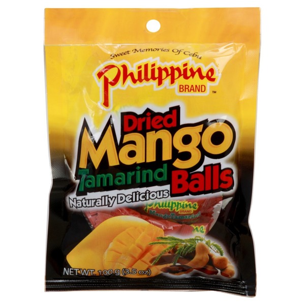 Philippine Brand Tamarind Balls, Dried Mango (3.5 g) Instacart