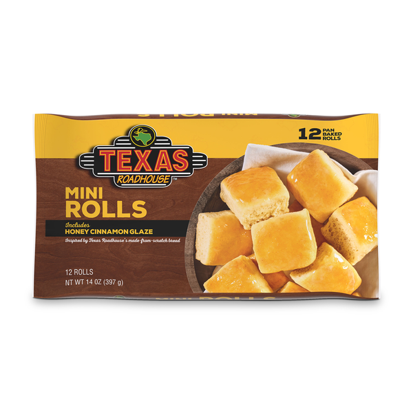Texas Roadhouse Mini Rolls with Honey Cinnamon Glaze