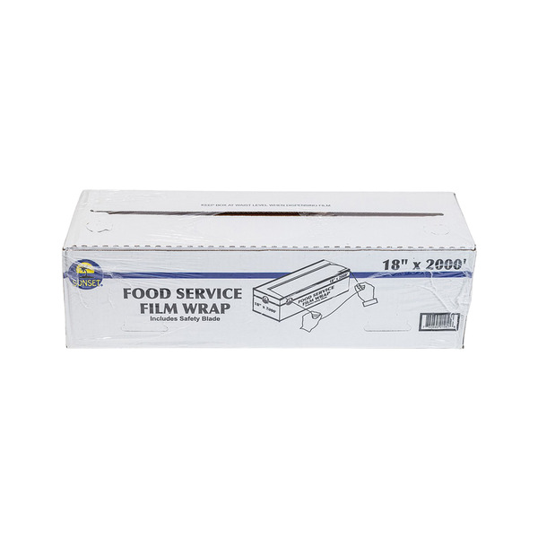 Sunset - Food Service Film Roll with safety blade - 18"X2000