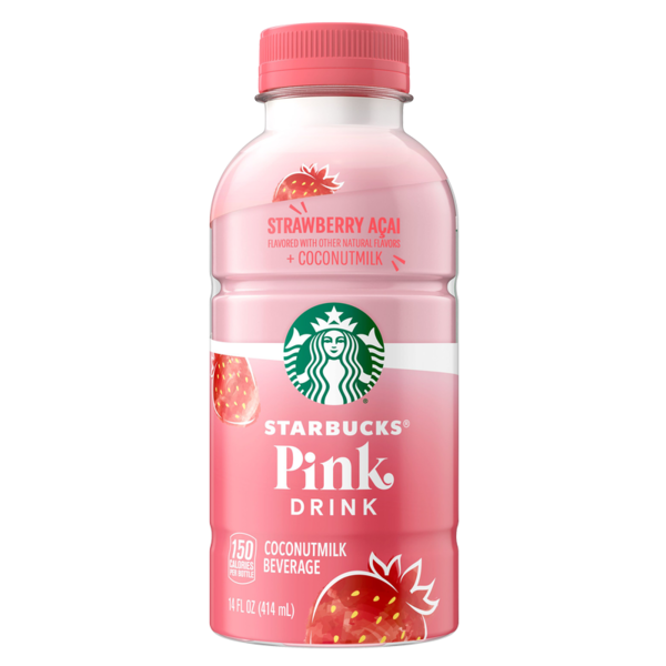Starbucks Coconutmilk Beverage, Pink Drink, Strawberry Acai