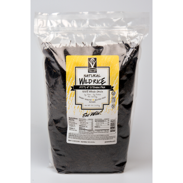 Goose Valley - Black Wild Rice - 5 lb Bag