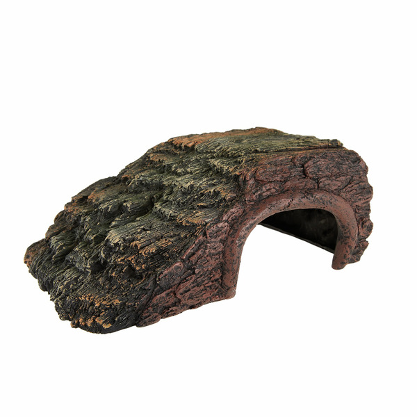 Thrive Forest Wood Reptile Hide - Brown
