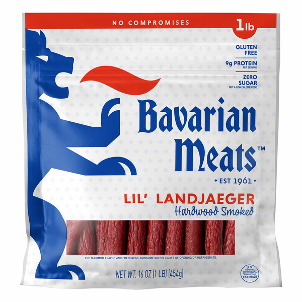 Bavarian Meats Hardwood Smoked Lil' Landjaeger, 16 oz