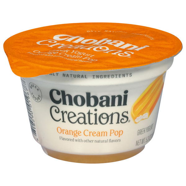 Chobani Greek Orange Cream Pop Yogurt Same-Day Delivery or Pickup