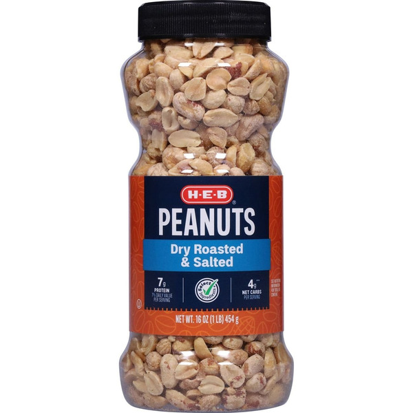 Select Ingredients H-E-B H-E-B Select Ingredients Dry Roasted & Salted Peanuts Same-Day ...