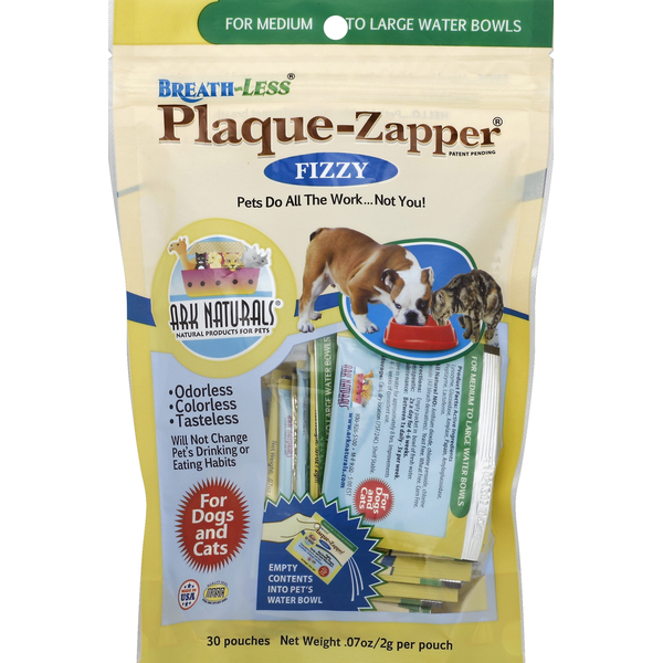 Ark Naturals Plaque-Zapper, Fizzy, For Dogs and Cats