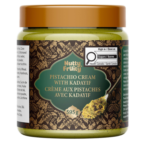 Nutty Fruity Pistachio Cream with Kadayif Spread