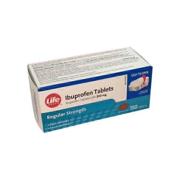 Life Brand 200 Milligram Ibuprofen Tablets (150 ct) Instacart