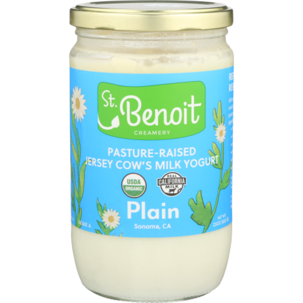 St. Benoit Creamery Organic Plain Pasture-Raised Jersey Cow's Milk