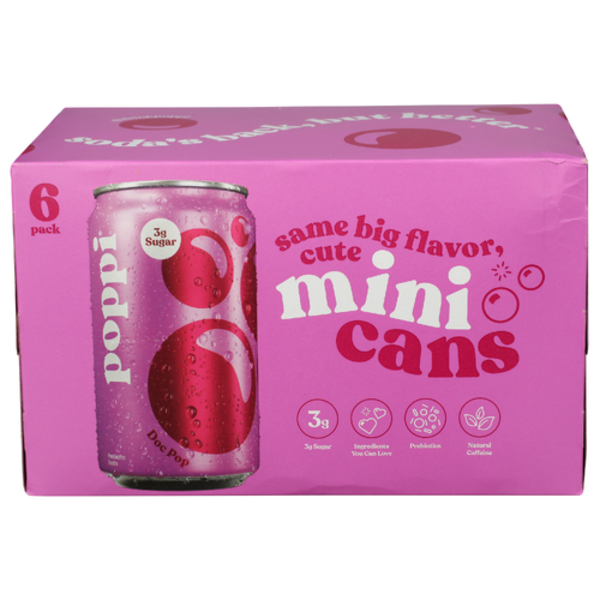 Poppi Doc Pop Prebiotic Soda 6 Pack