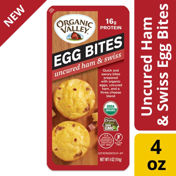 Organic Valley Uncured Ham and Swiss Organic Egg Bites