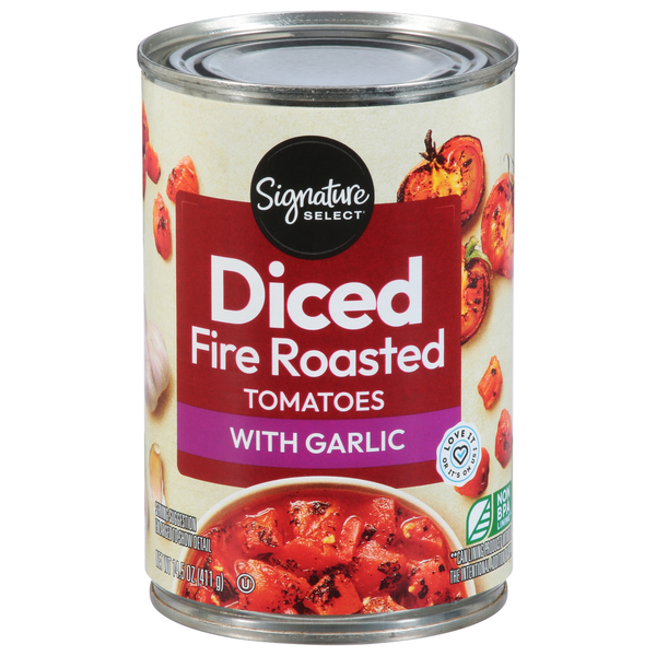 Signature SELECT Tomatoes, with Garlic, Fire Roasted, Diced