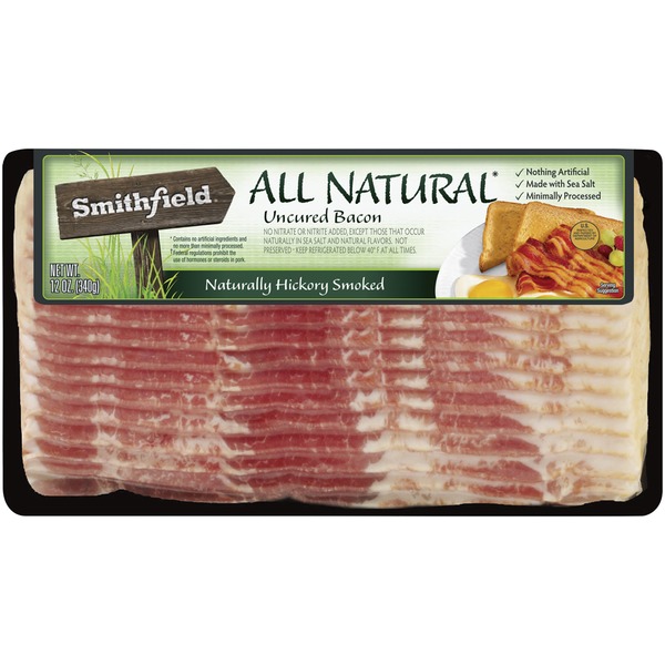 Smithfield Naturally Hickory Smoked Uncured Bacon from JewelOsco