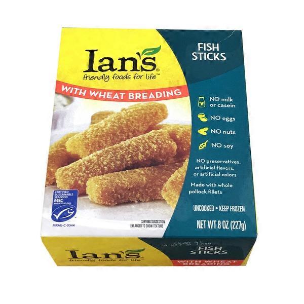 Ians Fish Sticks (8 oz) from HEB Instacart