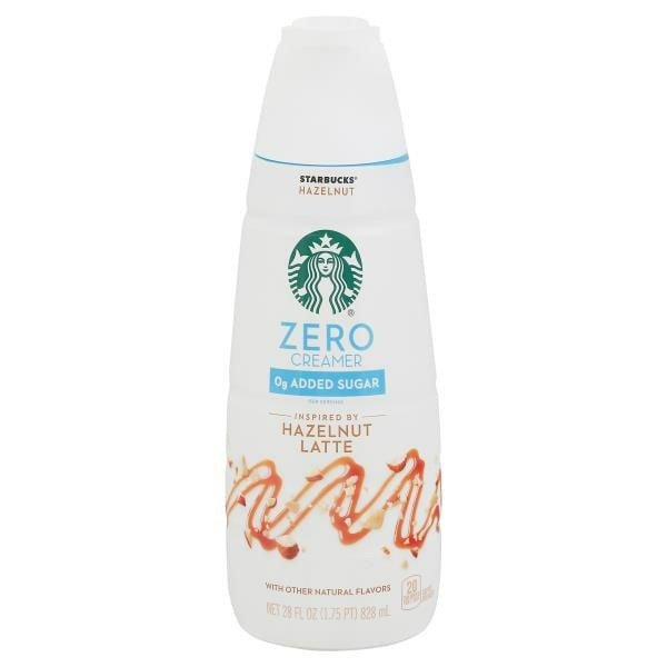 Publix Starbucks Zero Hazelnut Flavored Liquid Coffee Creamer Hazelnut