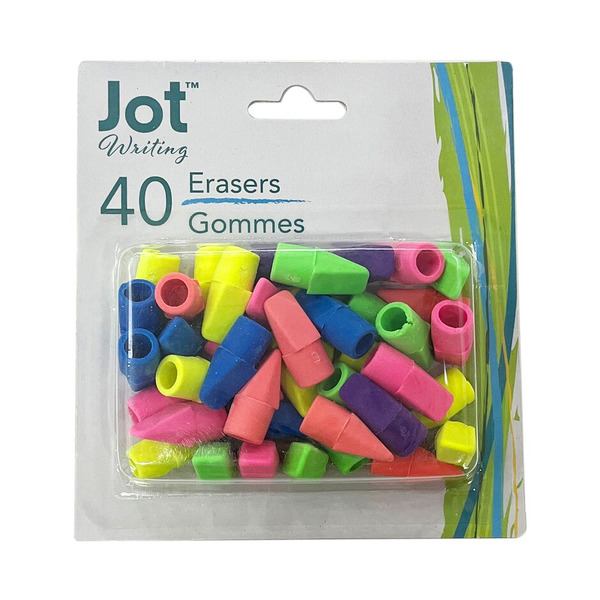 Jot Pencil Top Blistercard Erasers Same-Day Delivery | Dollar Tree