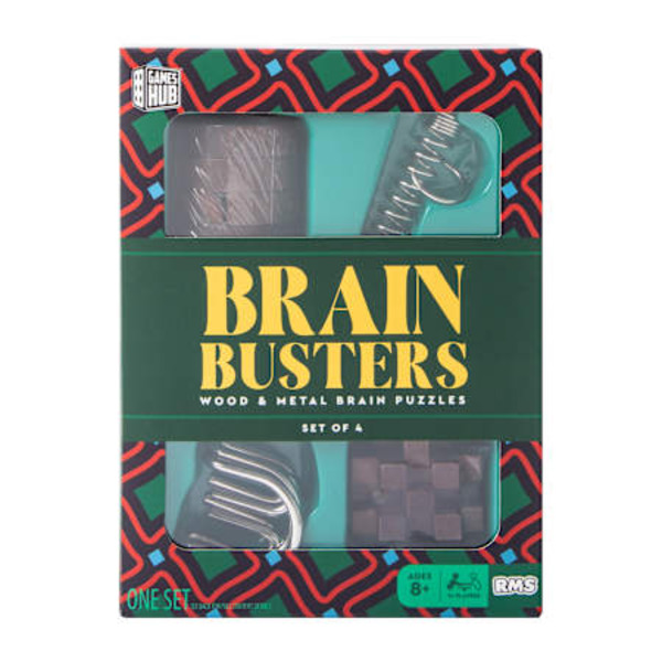 Games Hub Brain Busters & Brain Puzzles Set