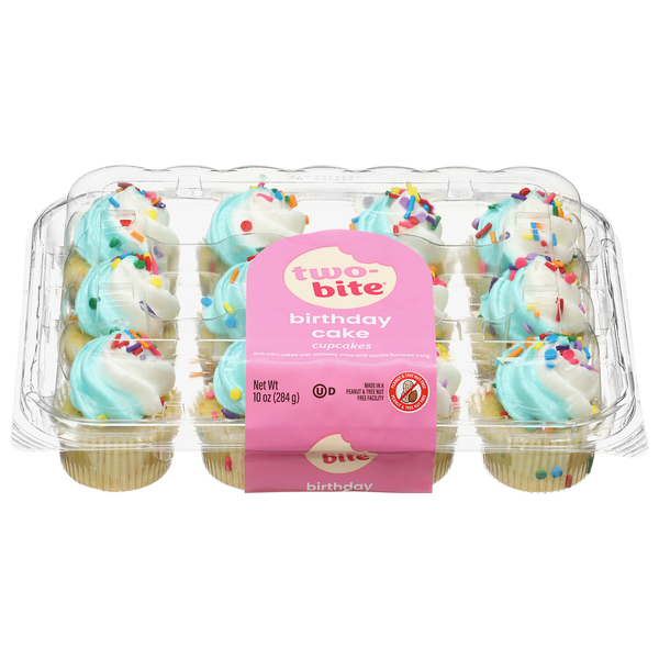 Two Bite Cupcakes, Birthday Cake