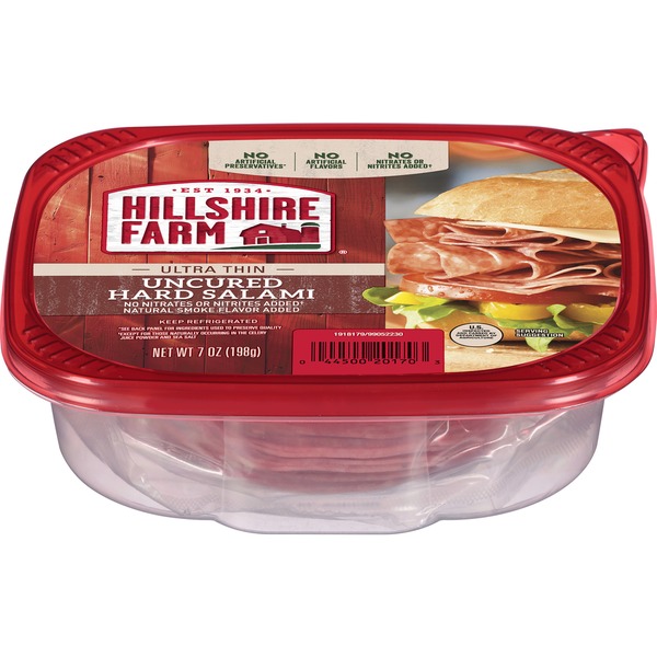 Hillshire Farm ® Ultra Thin Uncured Hard Salami (0.438 lb) - Instacart