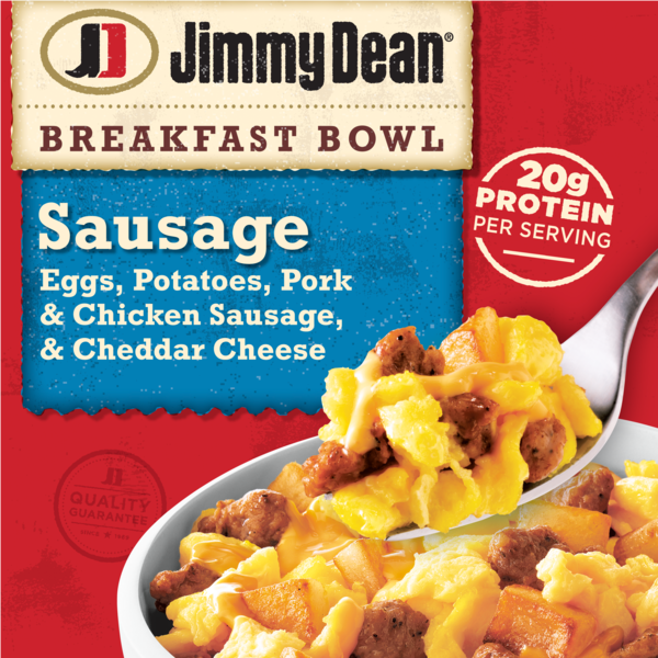 Jimmy Dean Breakfast Bowl, Sausage, Frozen, 7 oz Bowl