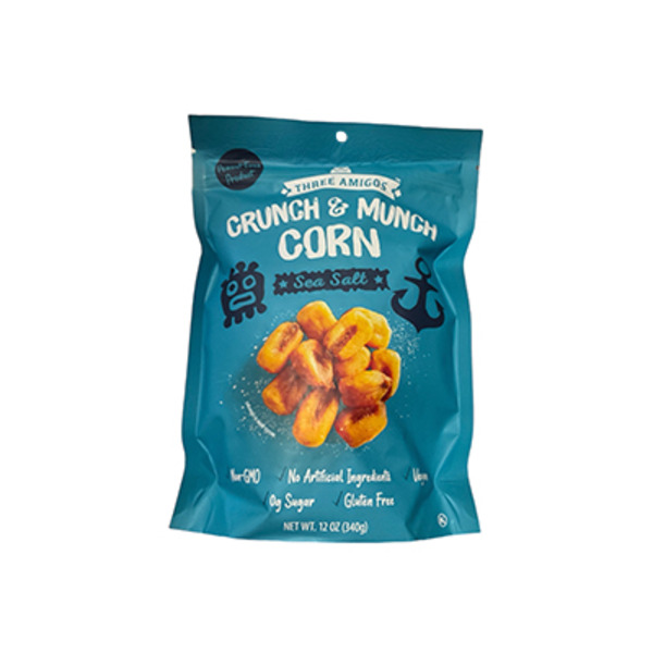 Three Amigos Sea Salt Crunch & Munch Corn Snack