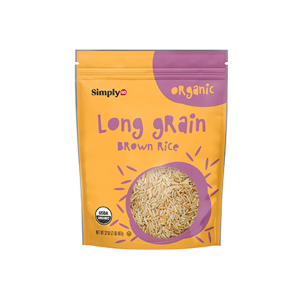 Simplygo Organic Long Grain Brown Rice