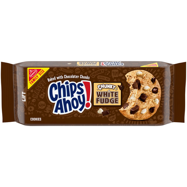 CHIPS AHOY! Family Size Chunky White Fudge Cookies Same-Day Pickup