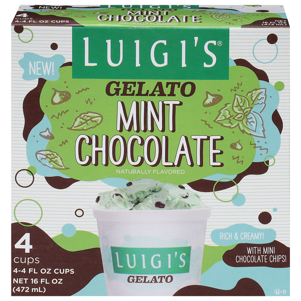 LUIGI'S Mint Chocolate Chip Same-Day Delivery or Pickup