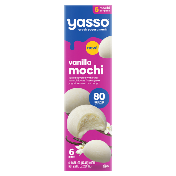 Yasso Mochi, Vanilla, 6 Pack Same-Day Delivery or Pickup | Publix