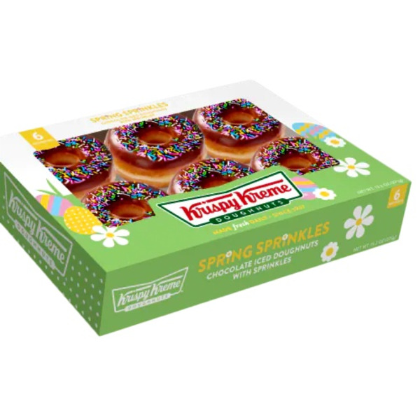 Publix Krispy Kreme Chocolate Iced Doughnuts With Sprinkles SameDay