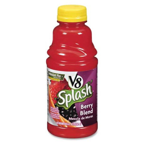 V8 Splash - Berry Blend Drink - 12/16 oz plastic bottles