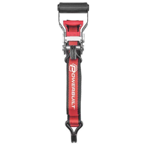 Powerbuilt 4-Piece Ratchet Tie Down Set, 3.8 cm x 4.8 m