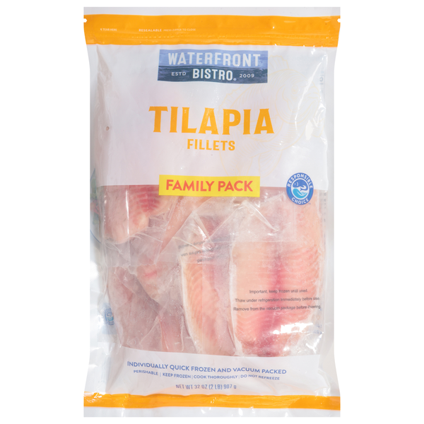 Waterfront Bistro Tilapia Fillets, Family Pack