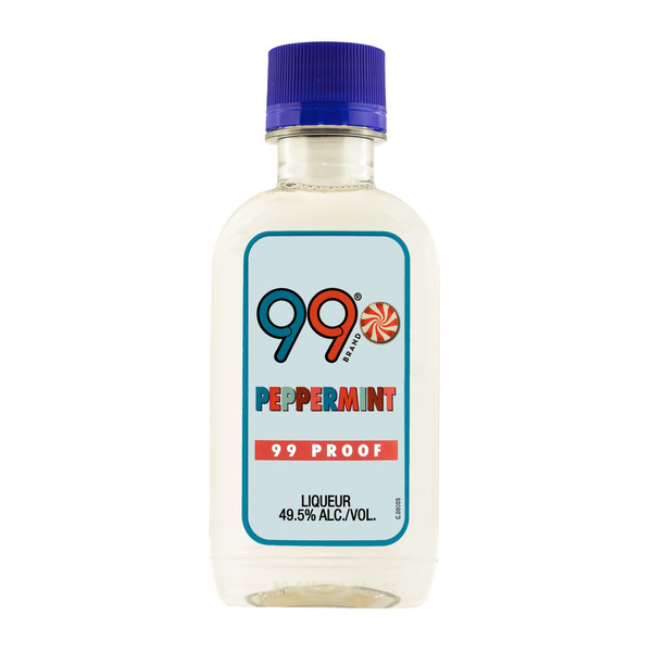 99 Brand 99 Peppermint Liqueur 100ml 99 Proof Same-Day Delivery