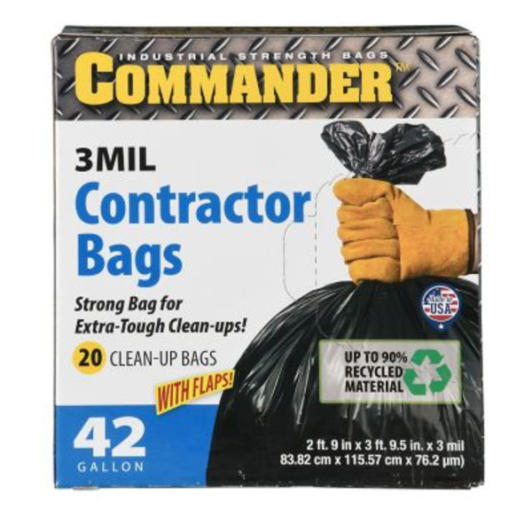 Command er 42 gal. Contractor Clean-Up Bags, 20-Pack