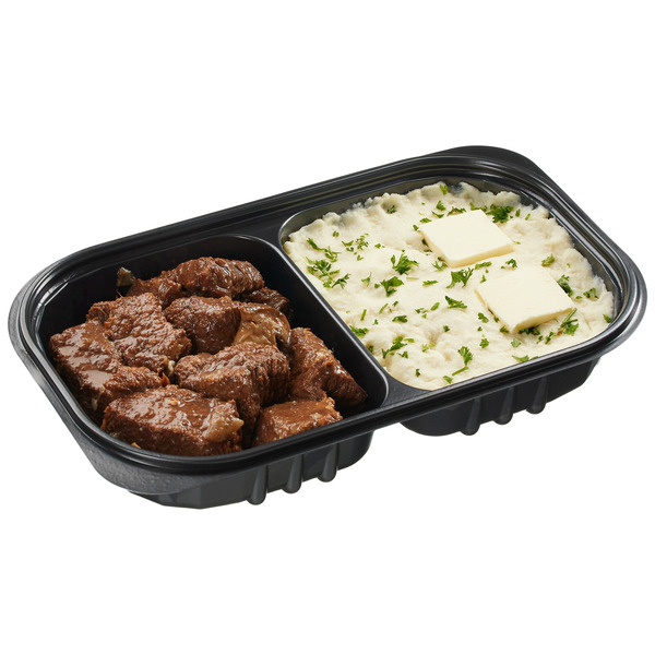 Kirkland Signature Braised Beef with Yukon Mashed Potatoes