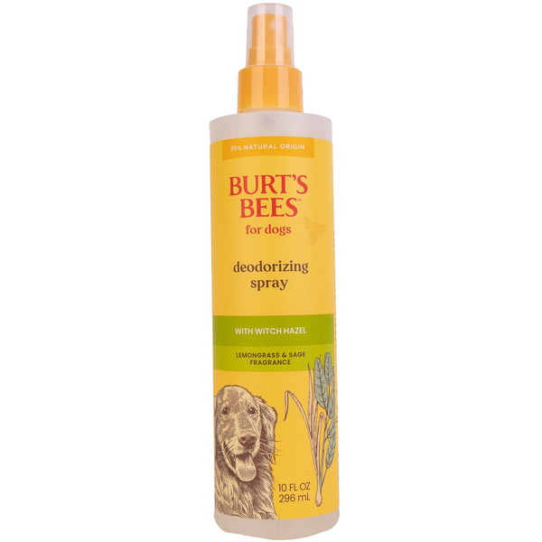 Burt's Bees Deodorizing Spray With Witch Hazel, Lemongrass & Sage Fragrance for Pets