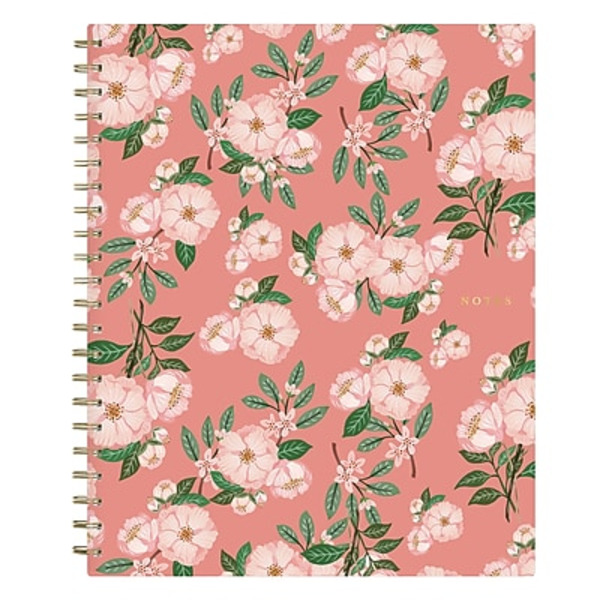 Blue Sky Bespoke Composition Notebook, 8.5 x 11 in - Camellia Floral