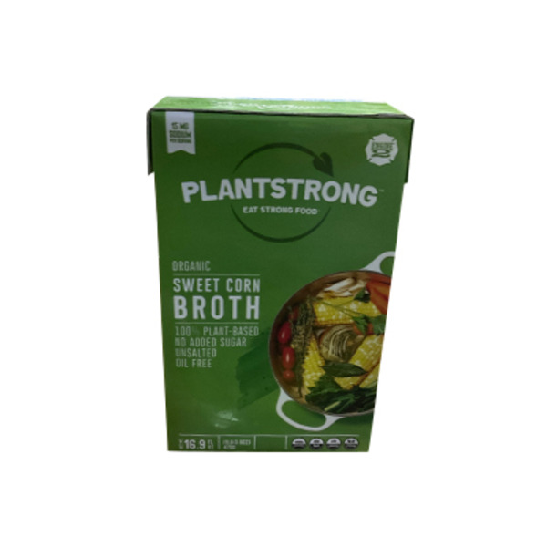 PlantStrong Broth, Organic, Sweet Corn