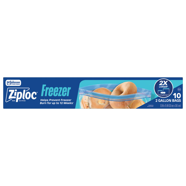 Ziploc Double Zipper Freezer Bags Same-Day Delivery or Pickup