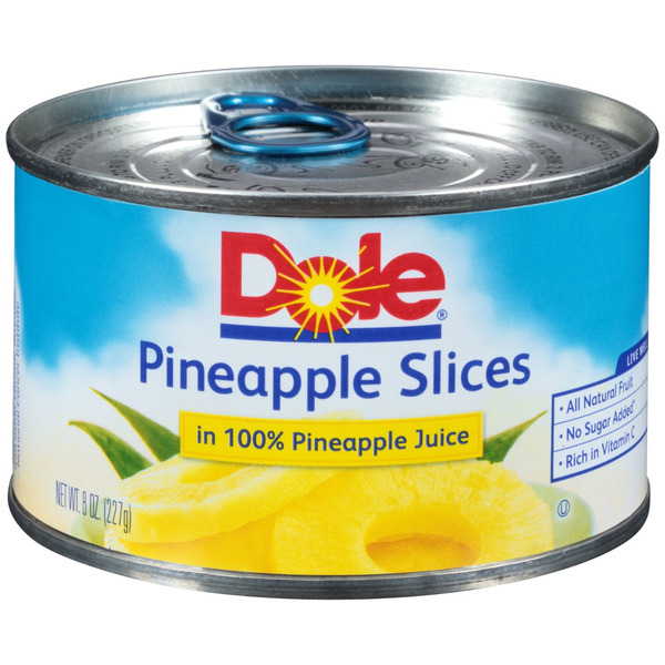 Dole - Sliced Pineapple in Juice (WIC) - 12/8 oz Can