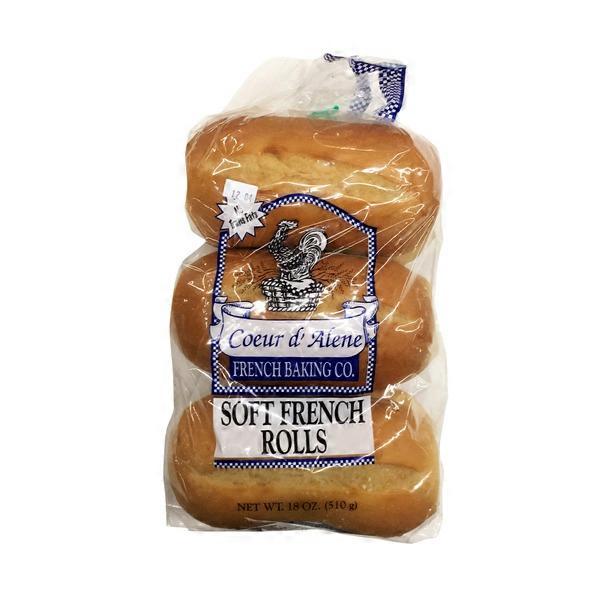 Coeur d'Alene Baking Company Soft French Rolls (18 oz) Instacart
