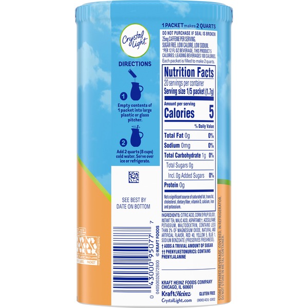 29 Crystal Light Nutrition Facts Label - Labels Ideas For You