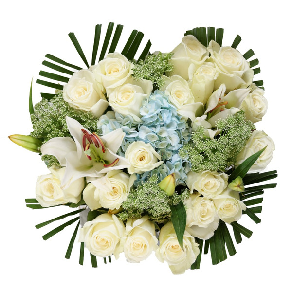 Kroger The Kroger Bloom Haus 18 Plus Rose Bouquet White 26 27