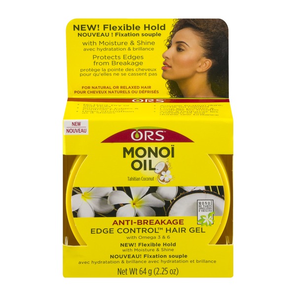 ORS Monoi Oil AntiBreakage Edge Control Hair Gel (2.25 oz) Instacart