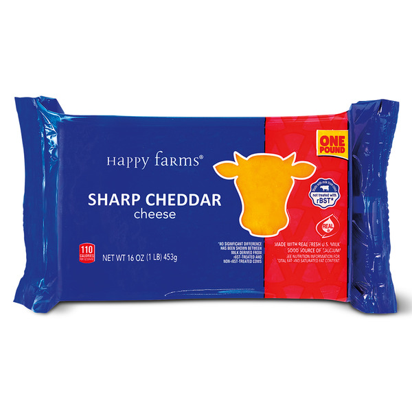 Happy Farms Sharp Cheddar Cheese Block