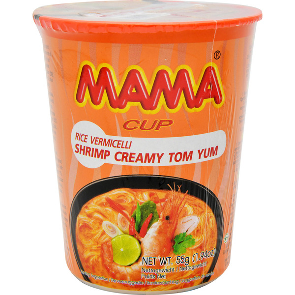 Mama Instant Shrimp Creamy Tom Yum Rice Vermicelli Cup