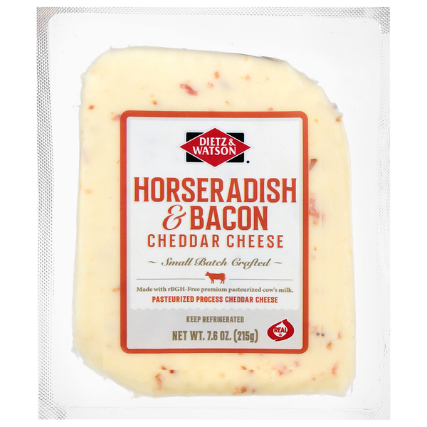 Dietz & Watson Horseradish & Bacon Cheddar Cheese Same-Day
