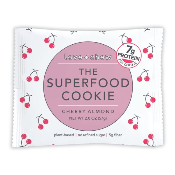 Love + Chew Cherry Almond Superfood Cookie Same-Day Delivery or